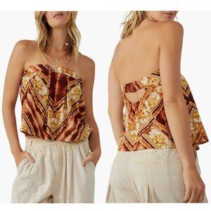 NWT New Free People Kendra Print Top Size XL